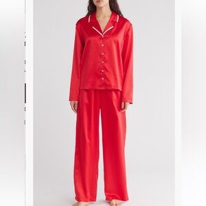 Nordstrom Rack Classic Satin Pajama 2-piece Set